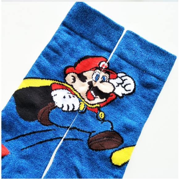 Super Mario Socks 2 Varieties 4 for $32 Any Socks - Picture 3 of 5